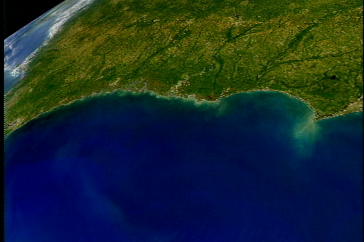 NASA SVS | Charleston True Color Time Lapse from SeaWiFS