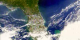 Transitions between relatively cloud free true color scenes of Florida from SeaWiFS