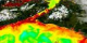 Transitions between relatively cloud free scenes of the Seattle region, using true color land and clouds with false color-chlorophyll water images, all from SeaWiFS