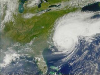 Hurricane Dennis Aug. 30, 1999 -  SeaWiFS Data