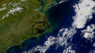Link to Recent Story entitled: Carolina Coast from SeaWiFS: October 26, 1999