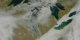 SeaWiFS true color image of a midwest snow belt taken on March 13, 2000