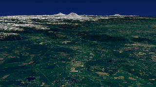 Link to Recent Story entitled: Fly Around Mt. Rainier (Blue Sky)