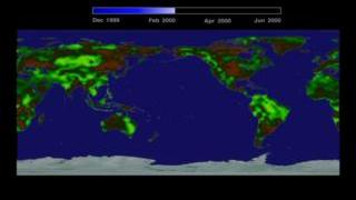 Global soil moisture for February 2000 from the NSIPP global climate model