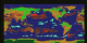 An animation of global sea surface temperature anomaly and soil moisture from June 2000 through June 2001 from the NSIPP global climate model