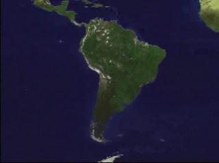 An animation of Bolivian deforestation from 1984 to 1998 from Landsat imagery
