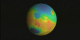 Flyover of Mars MOLA topography with false color texure