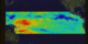 An animation of sea surface height anomaly in the Pacific Ocean from January 1997 to October 1998 as measured by TOPEX-Poseidon
