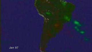 Link to Recent Story entitled: Rainfall Anomalies for South America from TRMM: January, 1997, through February, 1998 (Version 1)