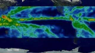 Global average rainfall measurements during El Niño over the Pacific Ocean during November 1998 as measured by TRMM