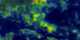 Rainfall as measured by TRMM on September 17, 1999, during Hurricane Floyd