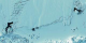 Flying over an Aster data set of the Pine Island Glacier
crack.  The dataset was taken back in December 12th, of 2000.