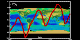 The SeaWiFS instrument looks at the world oceans
and land to observe the plant life and phytoplankton, here we see
a connection with the cycle of the ocean and land with the cycle of
Carbon in the atmosphere.