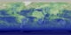 A view of the Earth in 14-day boxcar averaged RSR data.
