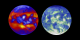Side-by-side views of the Earth in RSR and OLR (daily).  November 30, 2000.