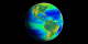 SeaWiFS Biosphere data symbolizing the heartbeat of our planet.