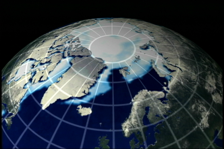 NASA SVS | North Pole Sea Ice 1990-1999