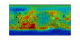 False color (epithermal neutron) view of Mars on a flat map