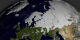 This image shows snow cover over Europe during the winter of 2001-02.