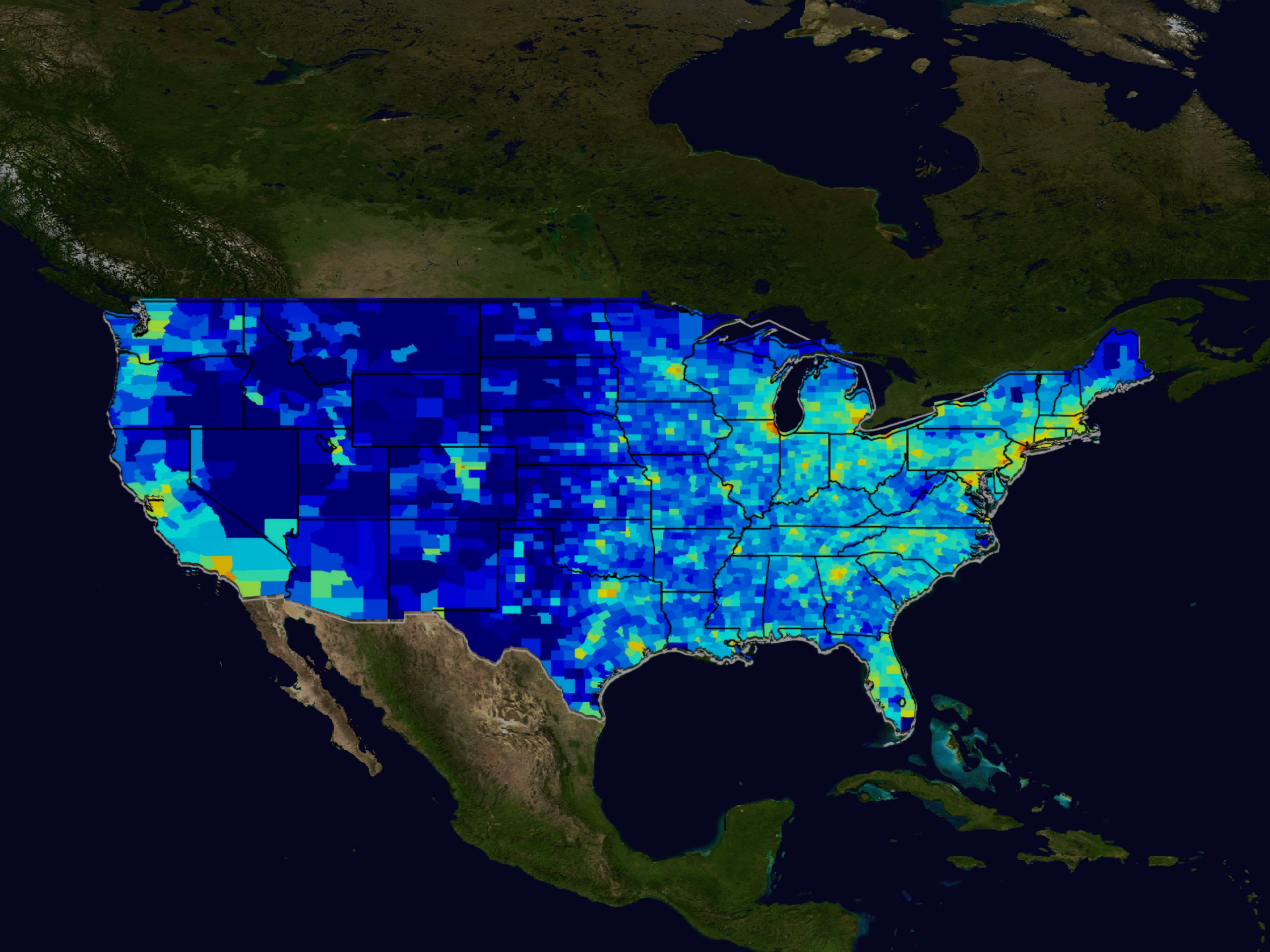 Svs Continental United States Population Map