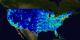 2001 US Census Population Estimates with BlueMarble data as background.