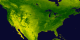 NDVI image of North America