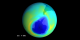 Stratospheric Ozone level for October 4, 1990.