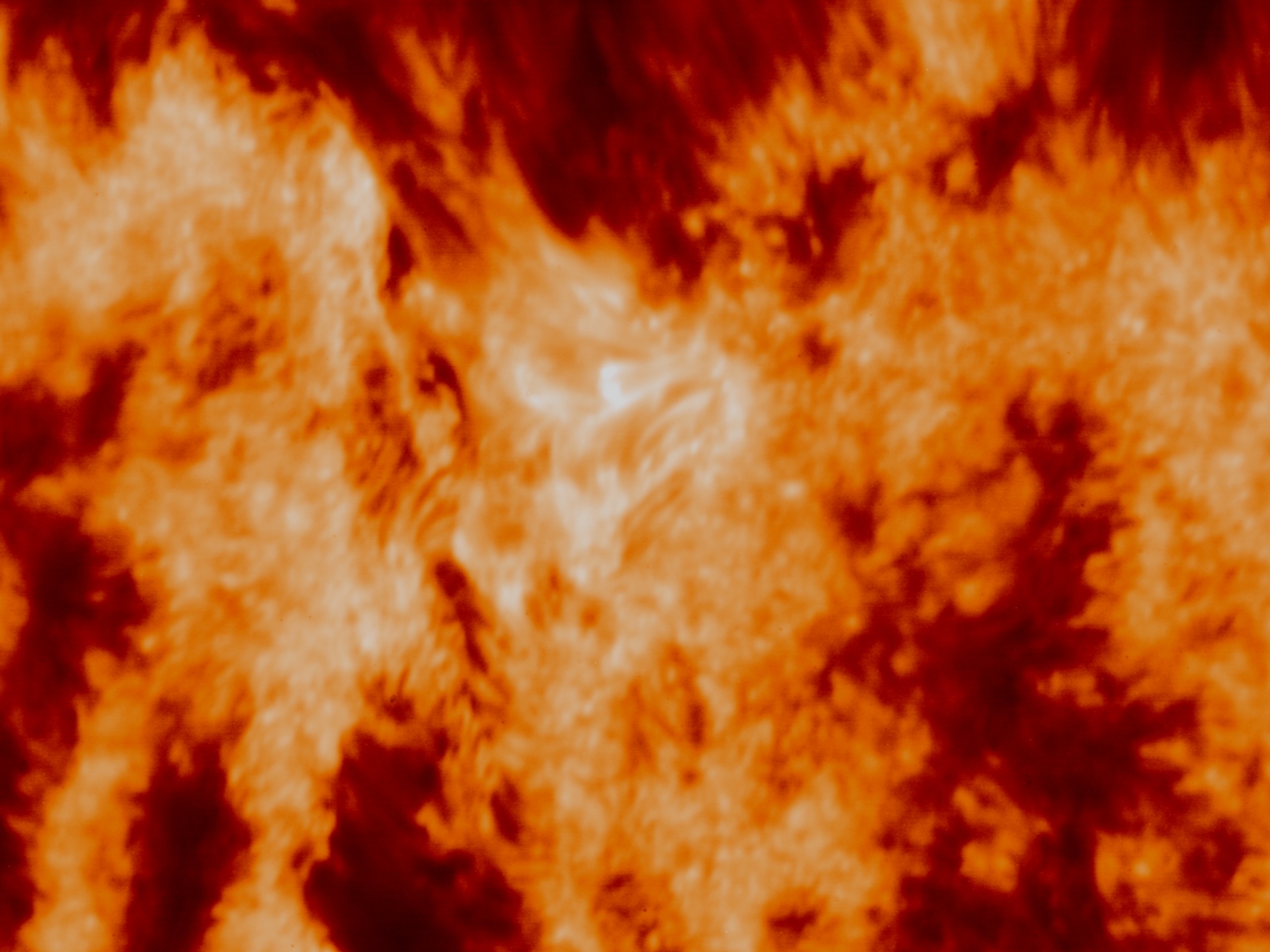 Closeup view of an active region.