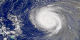 Category 3 hurricane Fabian, moving towards Bermuda at 17 mph. 28 km-hr.