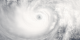 Close-up of Hurricane Isabel on September 10, 2003.