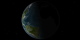 Crescent shaped Earth #1
