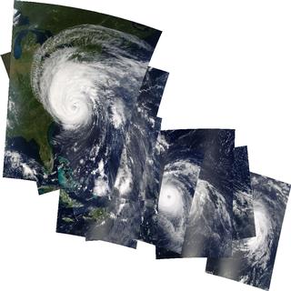 Hurricane Isabel Frame Sequence.This product is available through our Web Map Service.