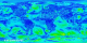 Global surface wind speed from the 0.25 degree resolution fvGCM atmospheric model for the period 9/1/2005 through 9/5/2005.  This  product is available through our Web Map Service .