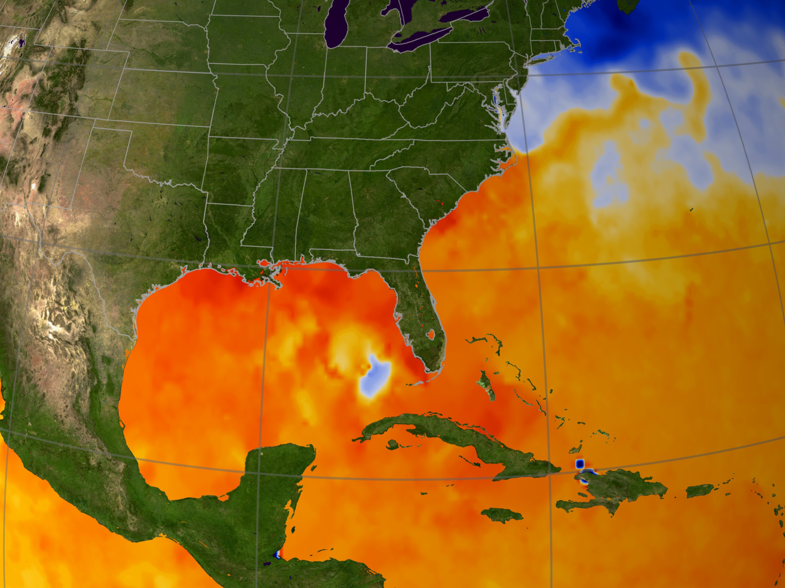 Sea Temperature Bahamas - 49rxwwv