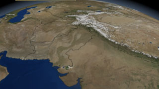  This animation shows landcover changes as we zoom over Western Asia.  This version has a date bar indicating the month being shown. 