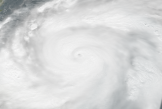 Hurricane Wilma on 10/19/2005
at 1640Z from Terra/MODIS.