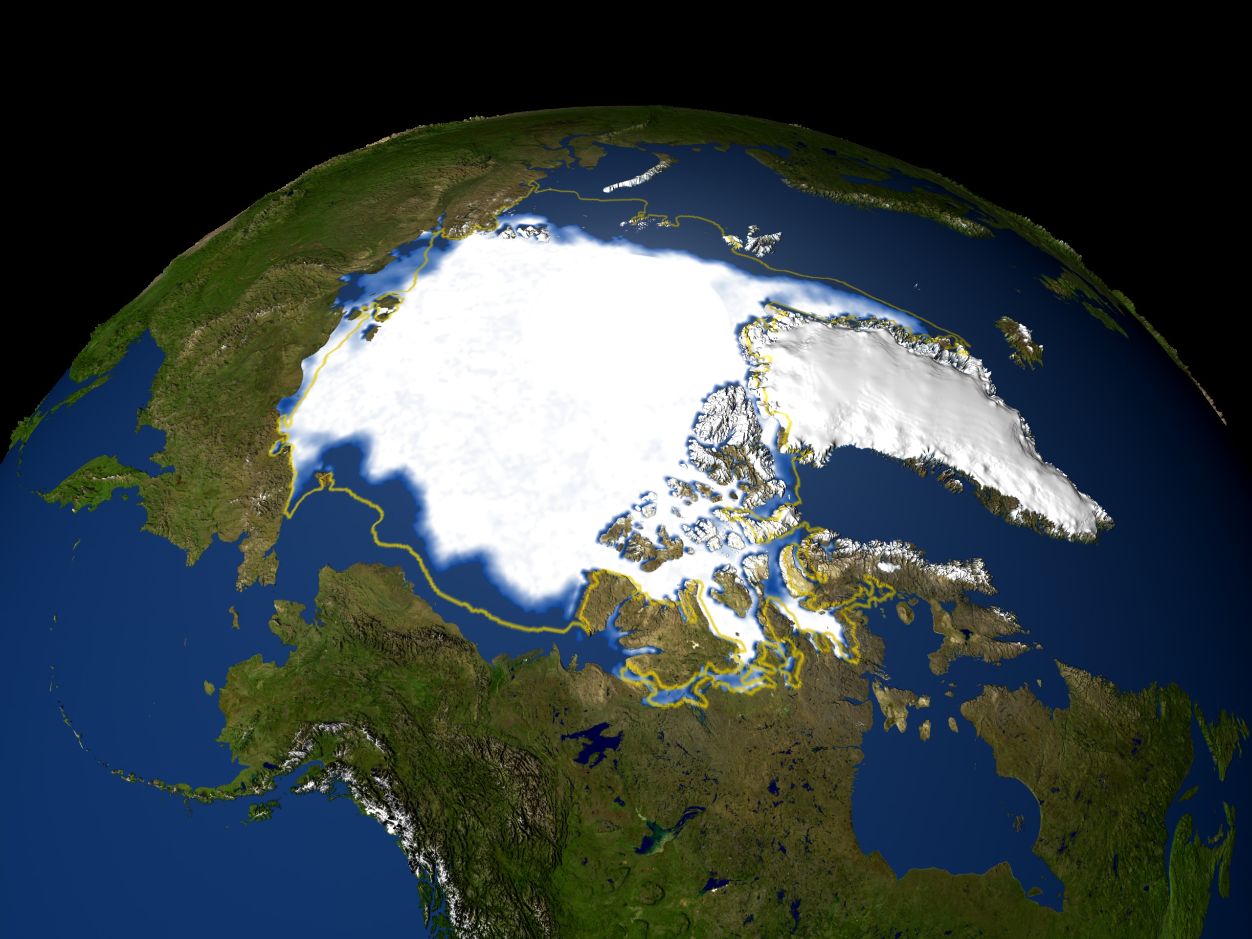 Arctic Sea ice from Sep 21, 1979