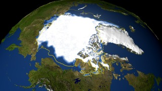 Arctic Sea ice from Sep 21, 1979