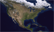 Landcover over North America in April 2004.