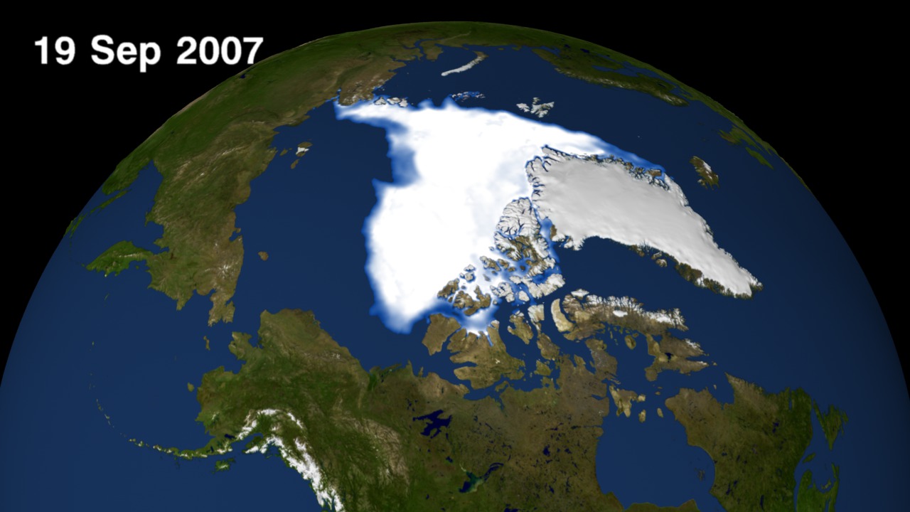 Preview Image for Daily Arctic Sea Ice from August/September 2007