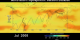 This visualization is a time-series of the global distribution and variation of the concentration of mid-tropospheric carbon dioxide observed by the Atmospheric Infrared Sounder (AIRS) on the NASA Aqua spacecraft. For comparison, it is overlain by a graph of the seasonal variation and interannual increase of carbon dioxide observed at the Mauna Loa, Hawaii observatory.