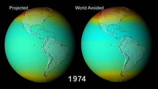 Preview Image for What Would have Happened to the Ozone Layer if Chlorofluorocarbons (CFCs) had not been Regulated?
