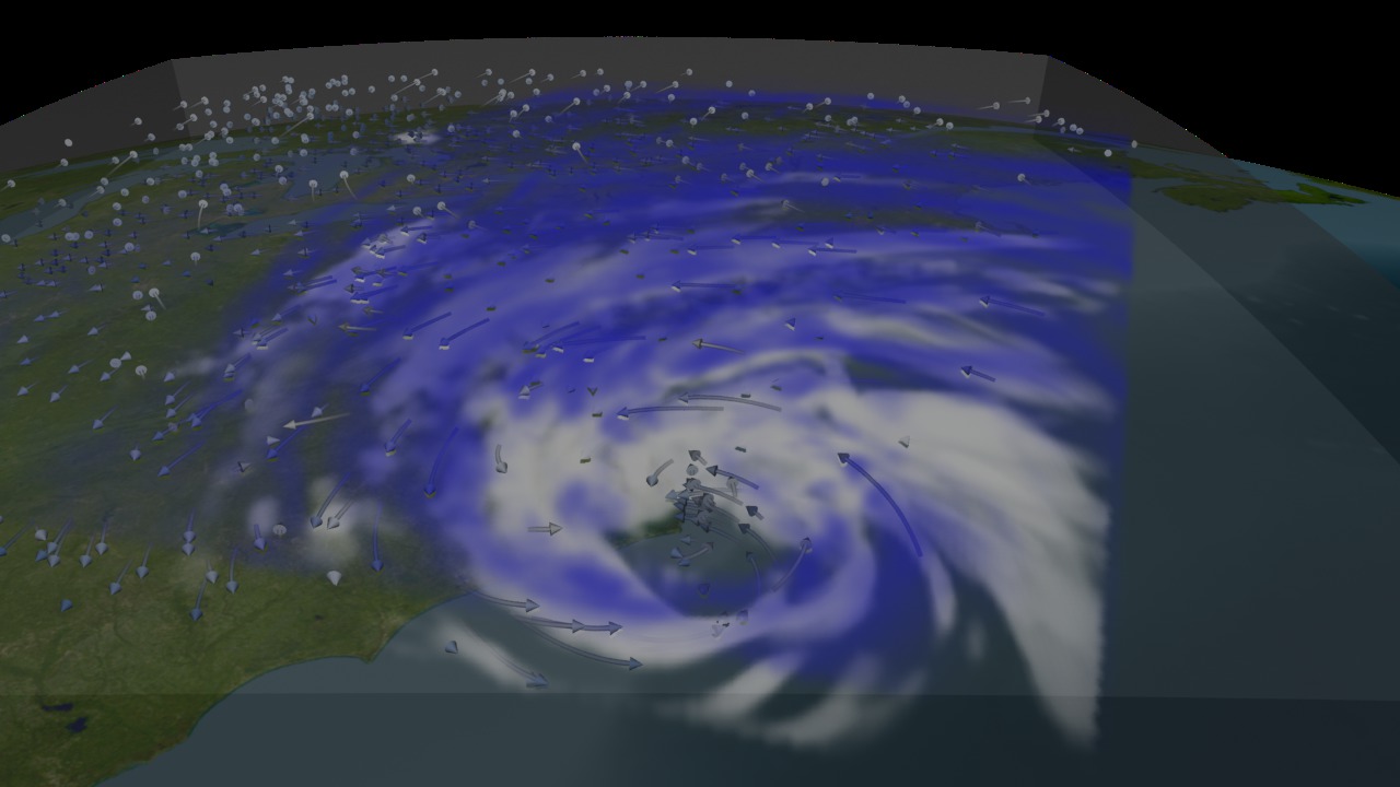 Hurricane Isabel long version (5 frames per cloud timestep)