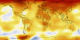 This color-coded map displays a long term progression of changing global surface temperatures anomalies.  The final frame represents this image of global temperature anomalies averaged from 2005 to 2009.