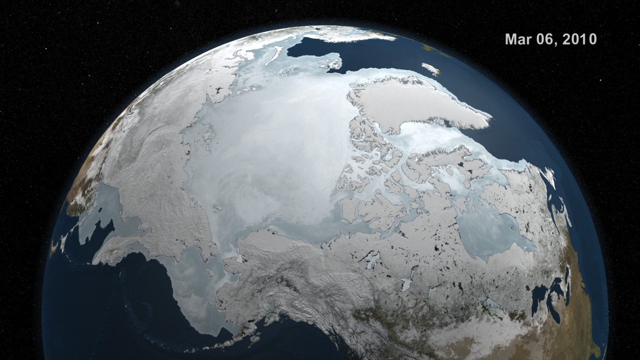 Preview Image for AMSR-E Arctic Sea Ice: September 2009 to March 2010