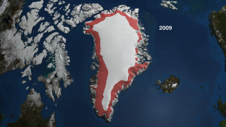 Link to Recent Story entitled: Annual Accumulated Melt over Greenland 1979 through 2009