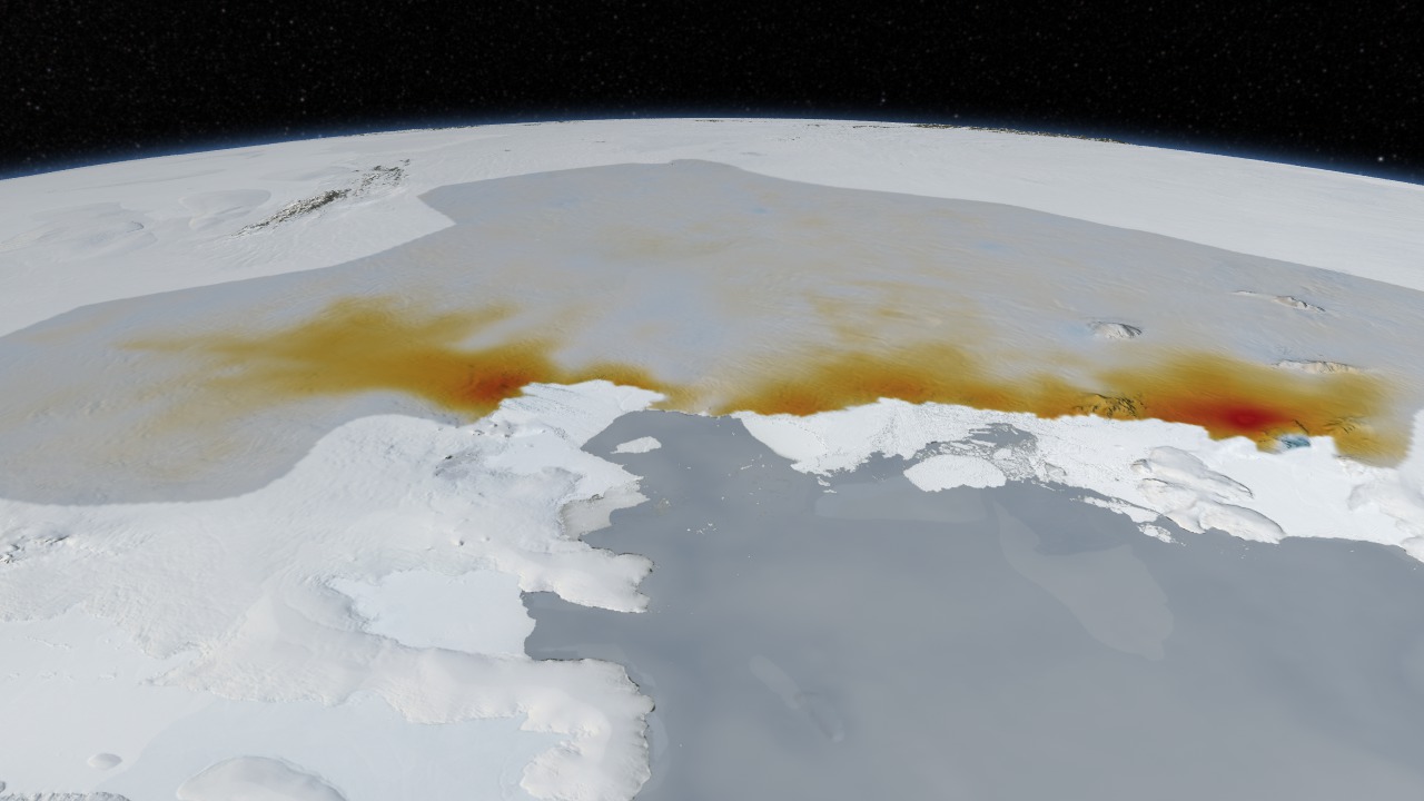 Preview Image for West Antarctic Glacier Ice Flows and Elevation Change