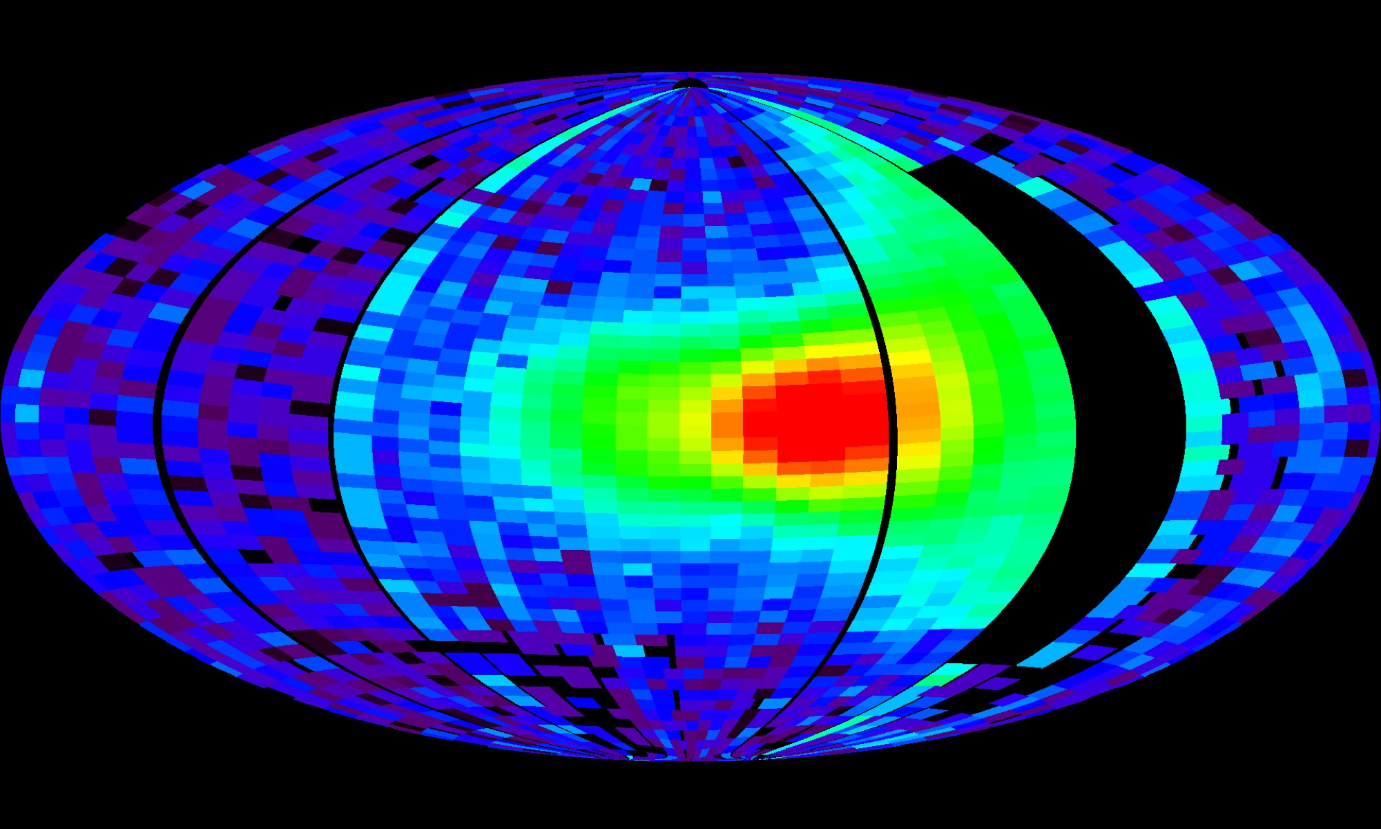 IBEX Interstellar (Galactic) wind in Hammer projection.