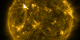 The solar flare in the 171A (17.1nm) filter