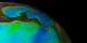 Animation depicting nearly four years worth of SeaWiFS ocean chlorophyll concentration and Next Generation BlueMarble land.